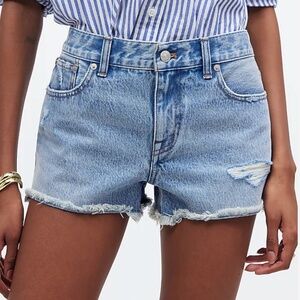 Madewell Low-Rise Boyfriend Shorts NWT